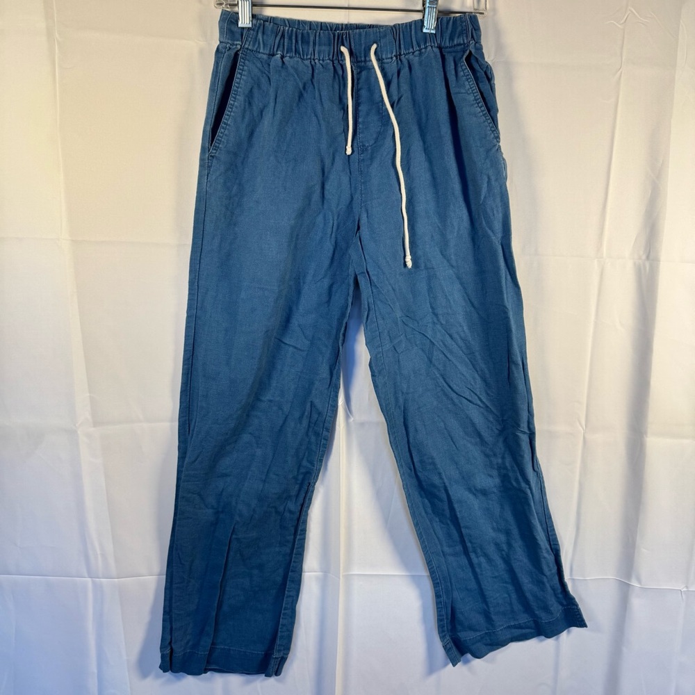 Madewell Classic Indigo Blue Shorewalk Cover-Up Jogger Pants Women's Size XS - Picture 2 of 9
